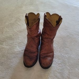 Justin Jackson Boots, Men's Size 9.5 EE (Wide) - Chestnut